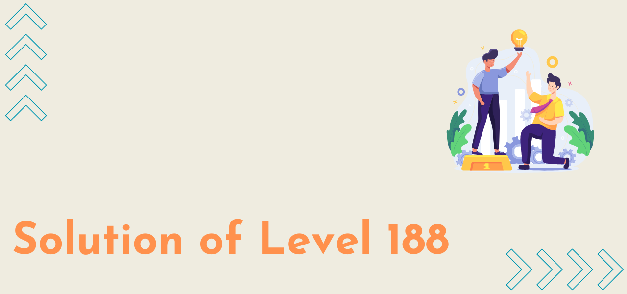 Solution Of Level 188