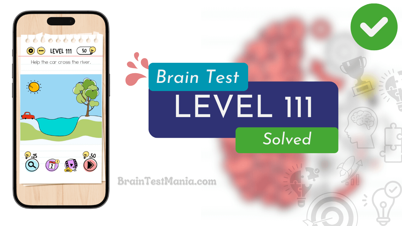 Solved Brain Test Level 111 Answer