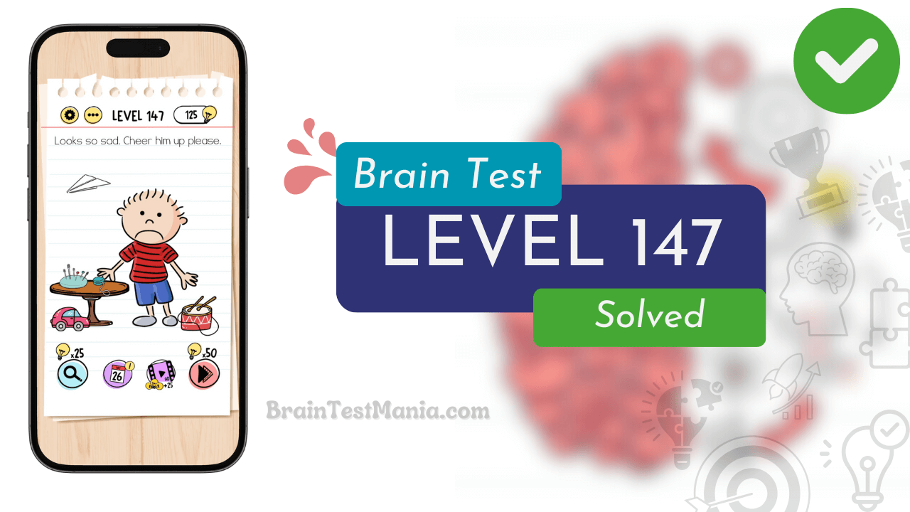 Solved Brain Test Level 147 Answer