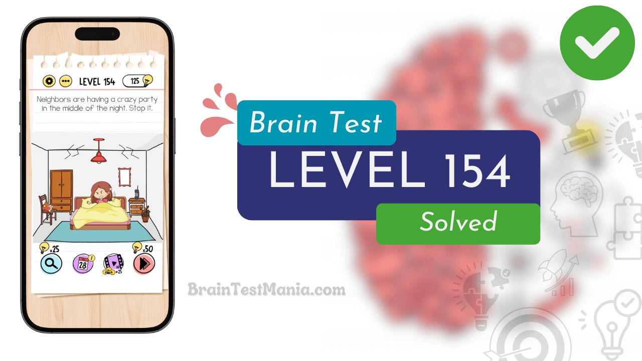 Solved Brain Test Level 154 Answer