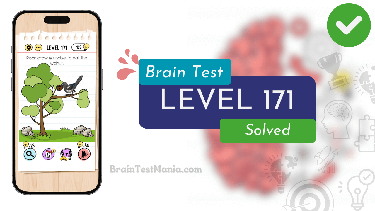 Solved Brain Test Level 171 Answer