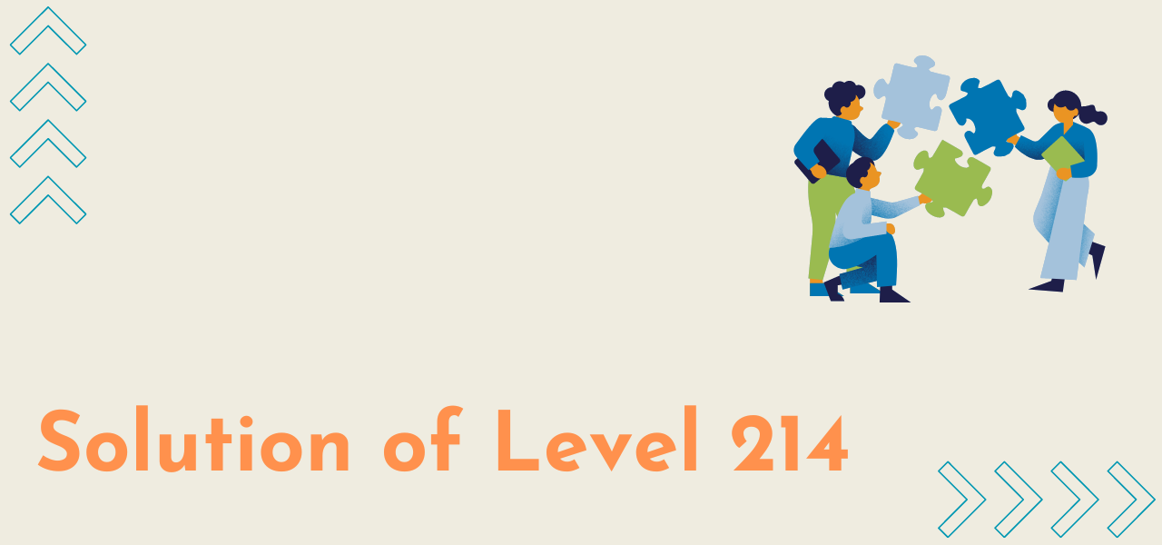 Solution Of Level 214