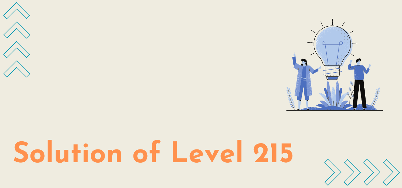 Solution Of Level 215