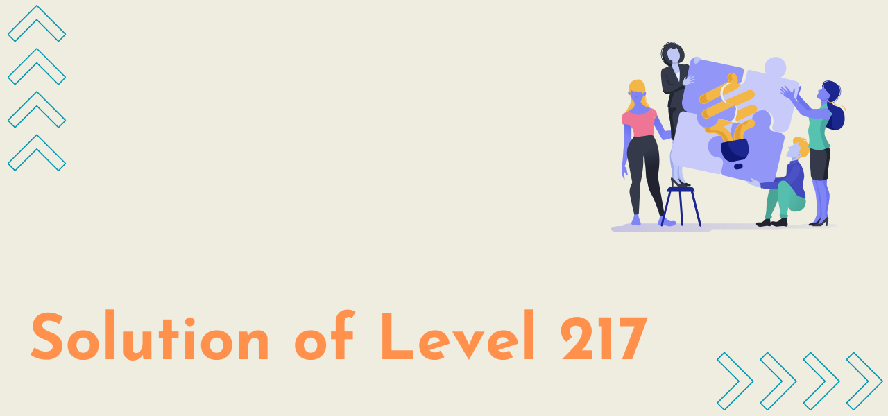 Solution Of Level 217