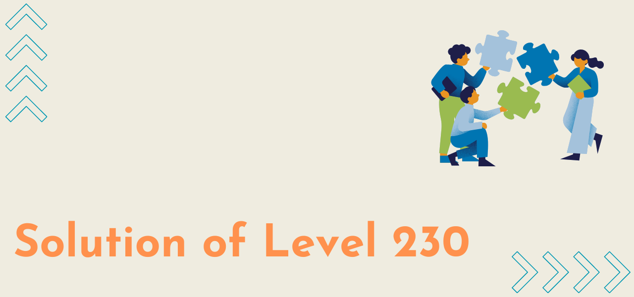 Solution Of Level 230