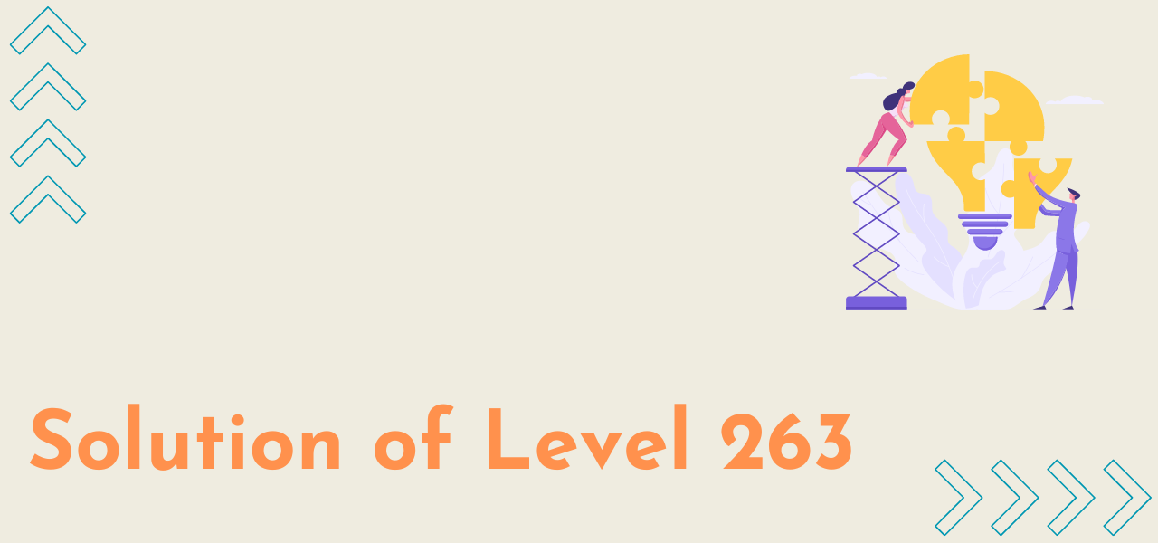 Solution Of Level 263