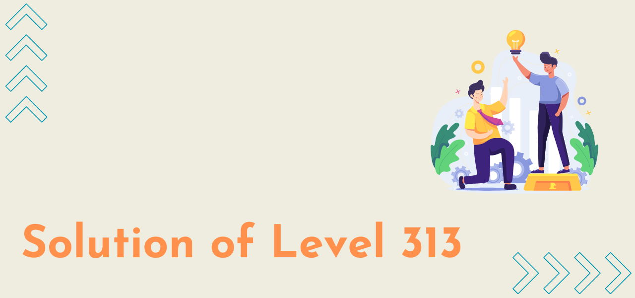 Solution Of Level 313