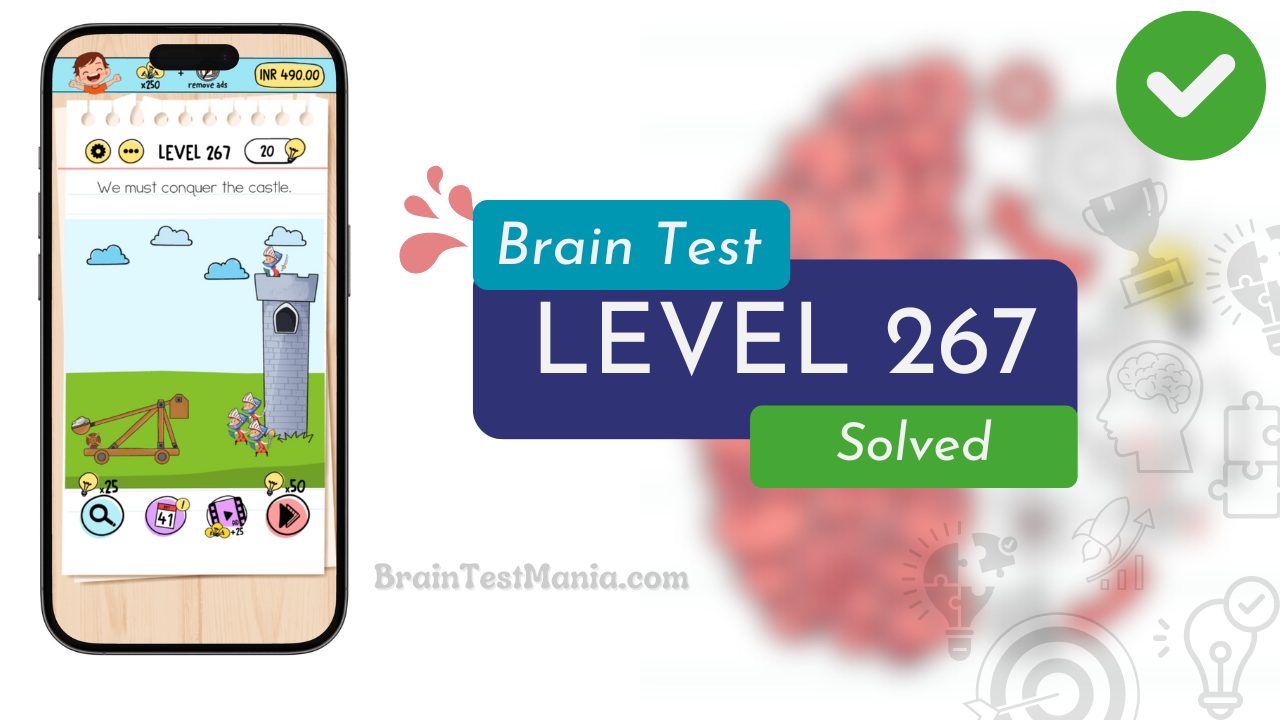 Solved Brain Test Level 267 Answer 1