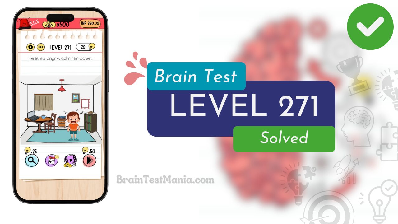 Solved Brain Test Level 271 Answer