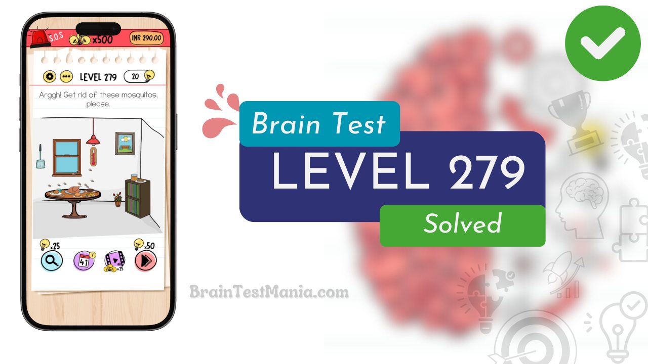 Solved Brain Test Level 279 Answer 