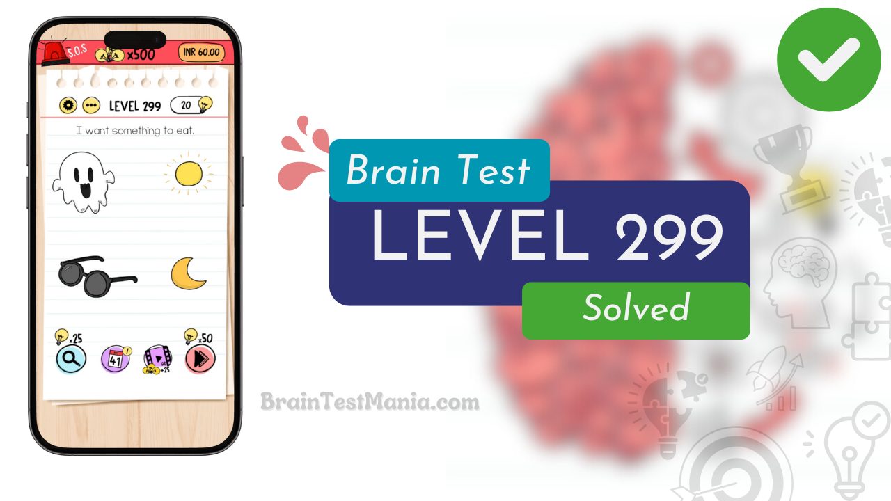 Solved Brain Test Level 299 Answer