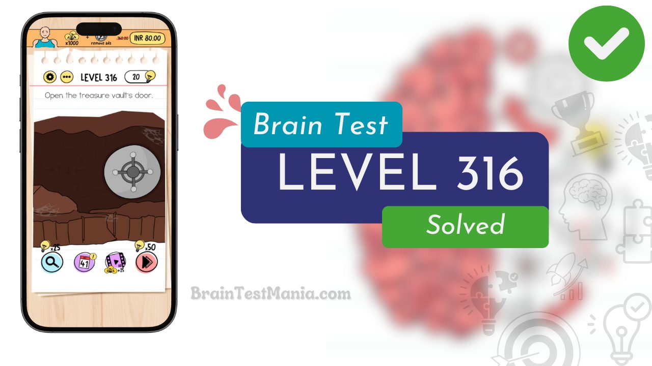 Solved Brain Test Level 316 Answer