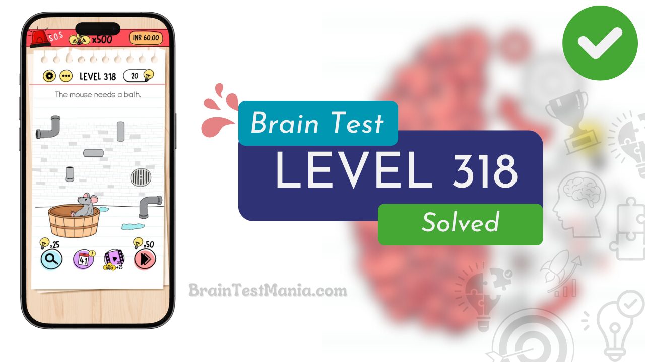 Solved Brain Test Level 318 Answer