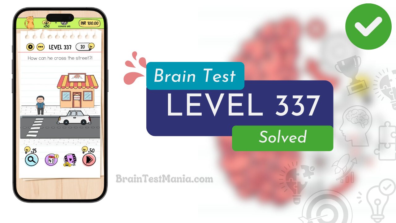 Solved Brain Test Level 337 Answer