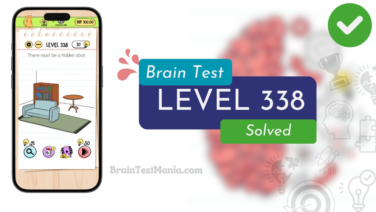 Solved Brain Test Level 338 Answer