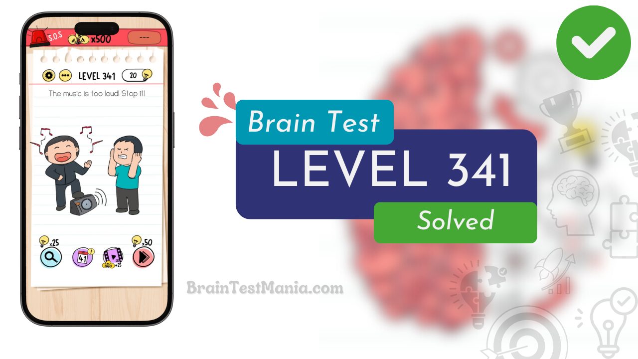 Solved Brain Test Level 341 Answer