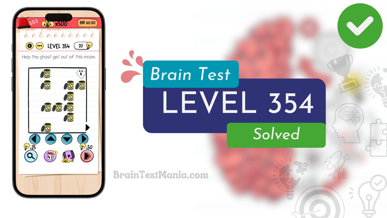 Solved Brain Test Level 354 Answer