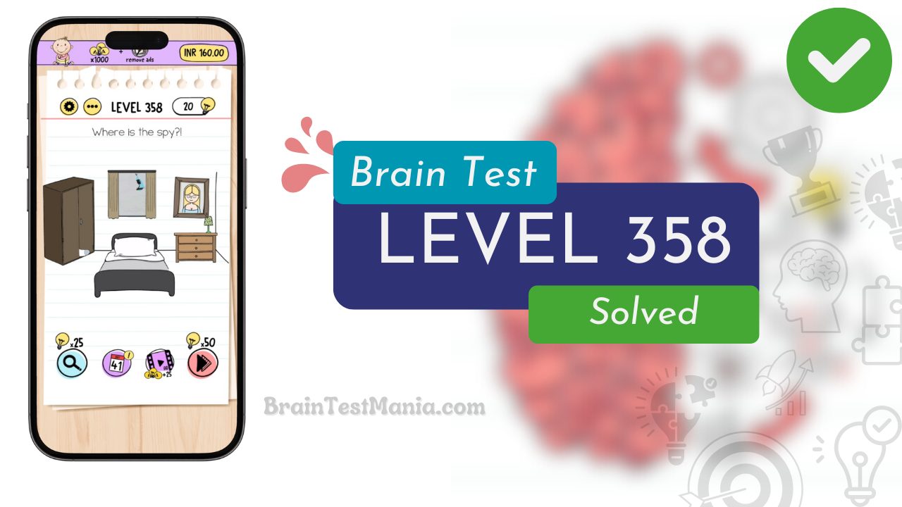 Solved Brain Test Level 358 Answer