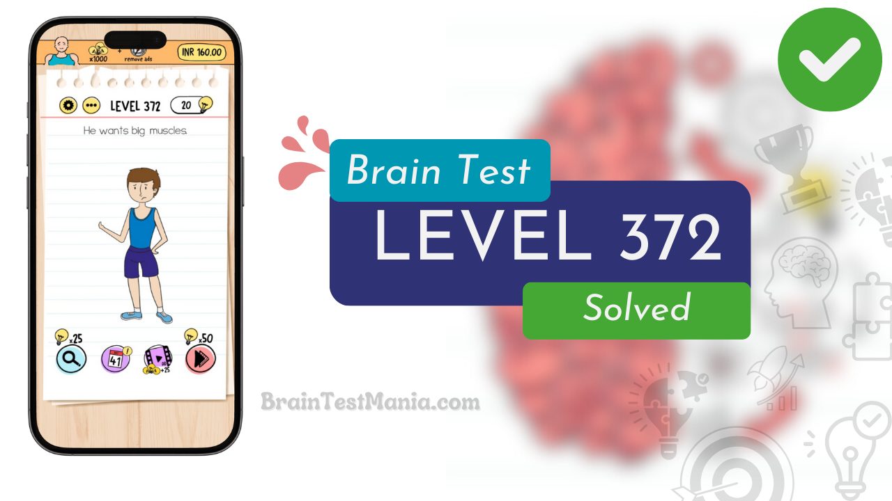 Solved Brain Test Level 372 Answer