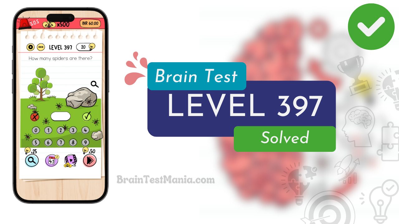 Solved Brain Test Level 397 Answer