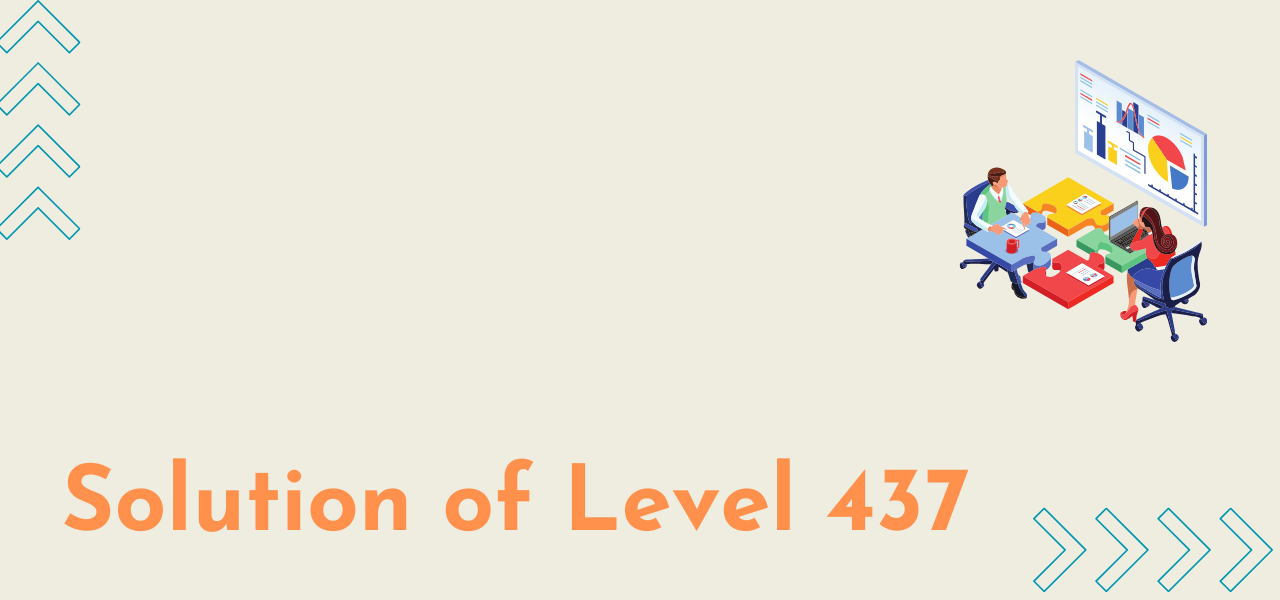 Solution Of Level 437