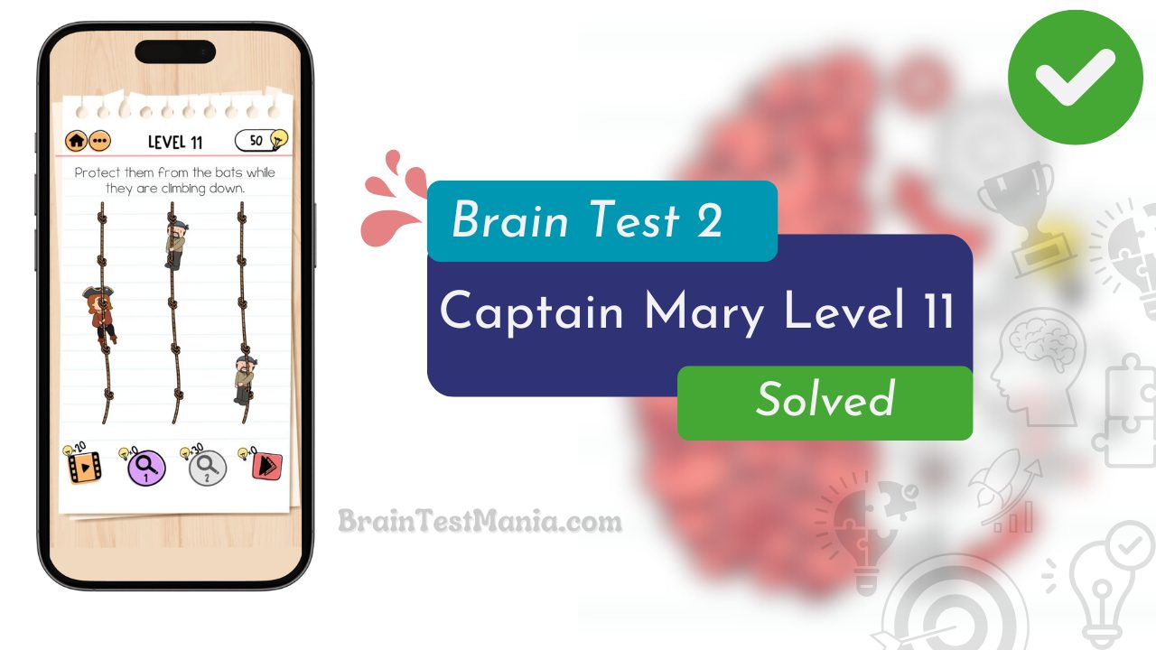 Brain Test 2 Captain Mary Level 11 Answer