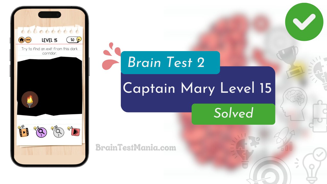 Brain Test 2 Captain Mary Level 15 Answer