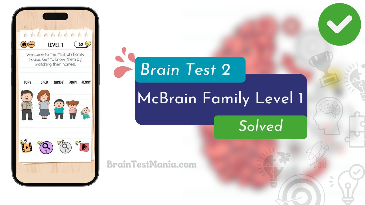 Brain Test 2 Mcbrain Family Level 1 Answer