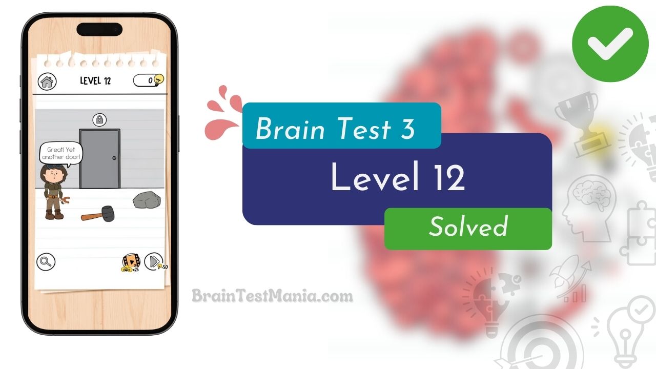 Brain Test 3 Level 12 Solved