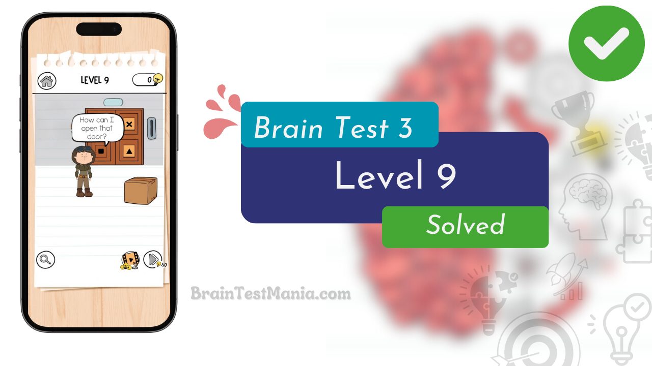 Brain Test 3 Level 9 Solved