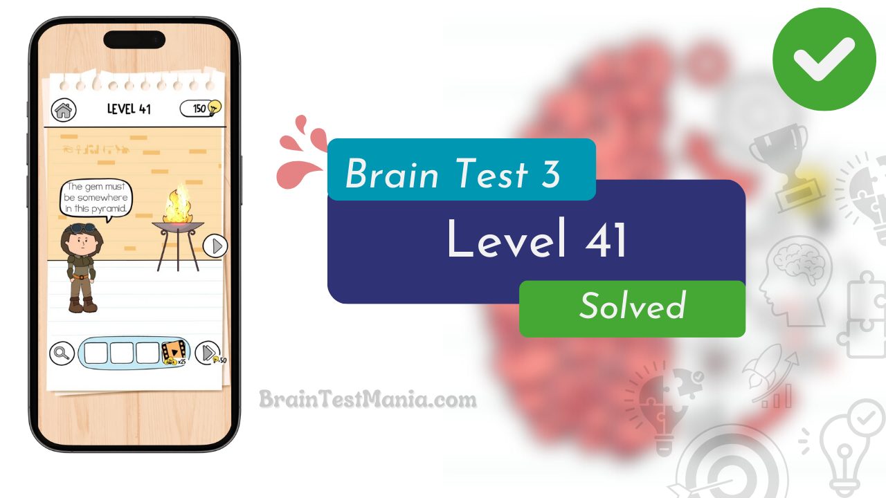 Brain Test 3 Level 41 Solved